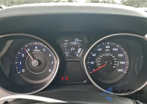 2013 Hyundai Elantra Gls z USA, uszkodzony, nr VIN 5NPDH4AEXDH427593